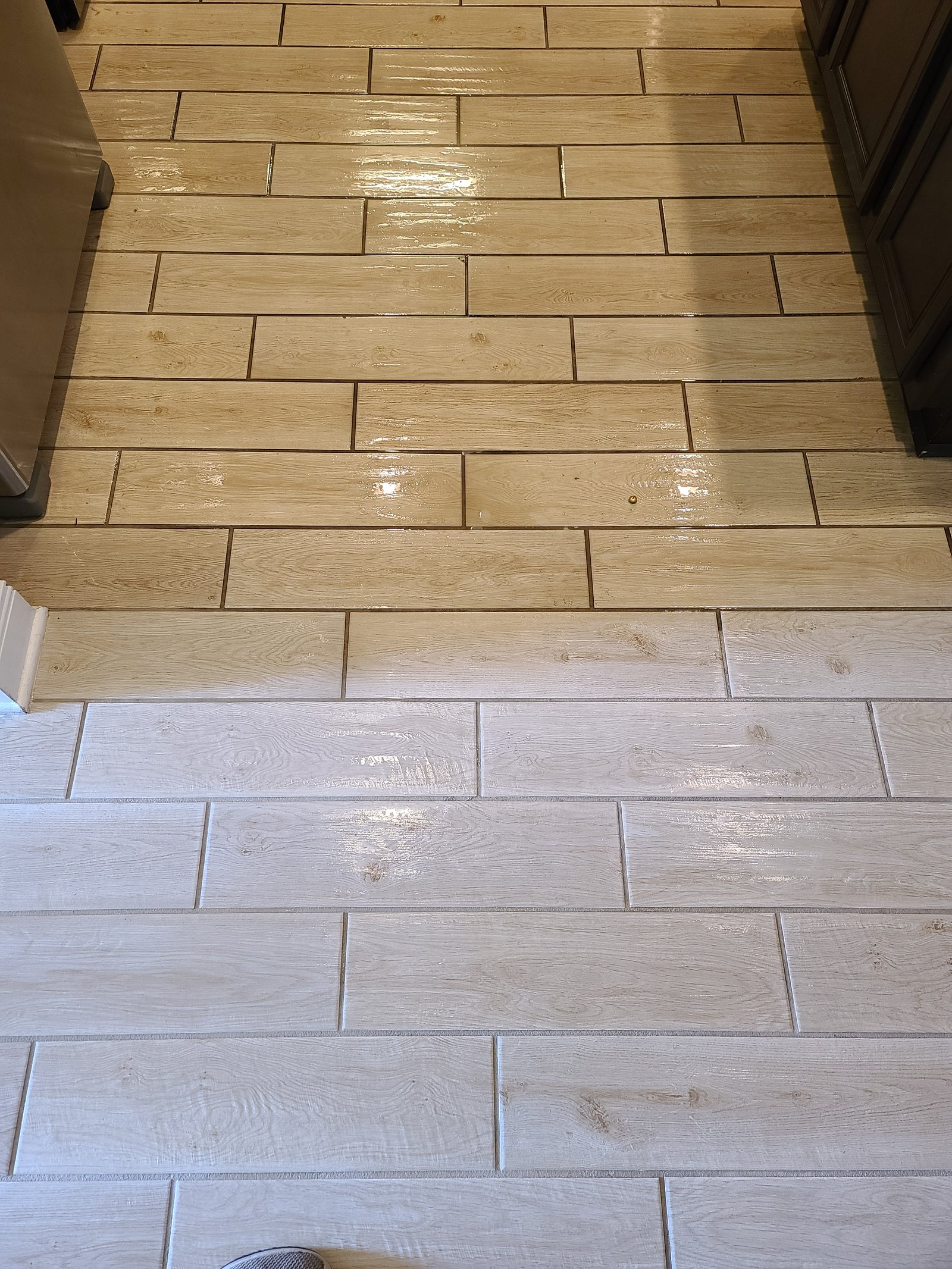 Tile and grout restoration result